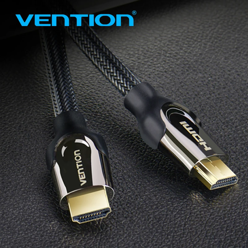 Vention hdmi كابل hdmi إلى كابل hdmi كابل hdmi 2.0 4 كيلو 3d 60fps ل hd tv lcd المحمول ps3 العارض كابل الكمبيوتر 1 متر 2 متر 3 متر 5 متر