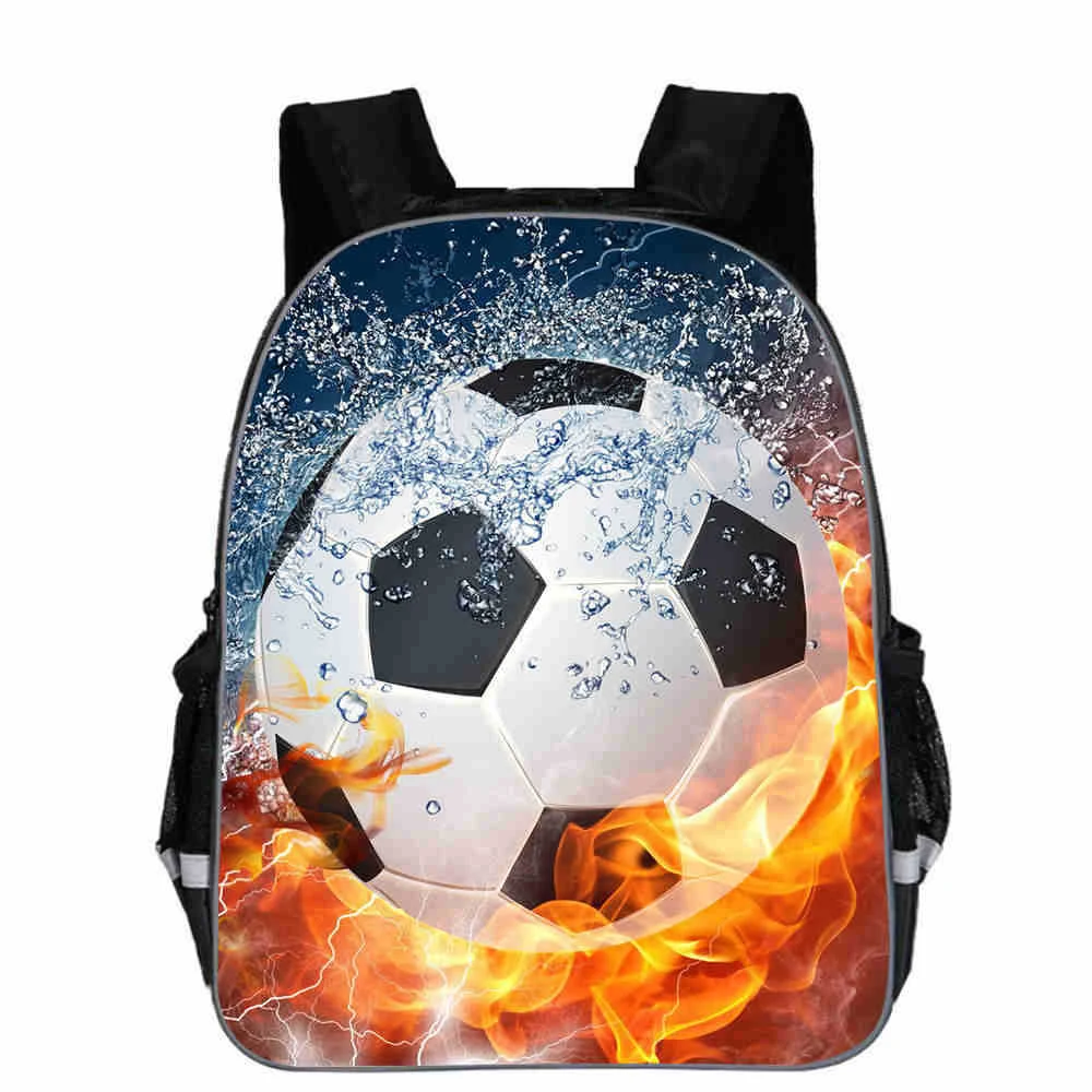 16 дюймов детские спортивные сумки 3D Soccerly/ноги мяч шаблон для подростков мальчиков девочек детские сумки Прямая поставка