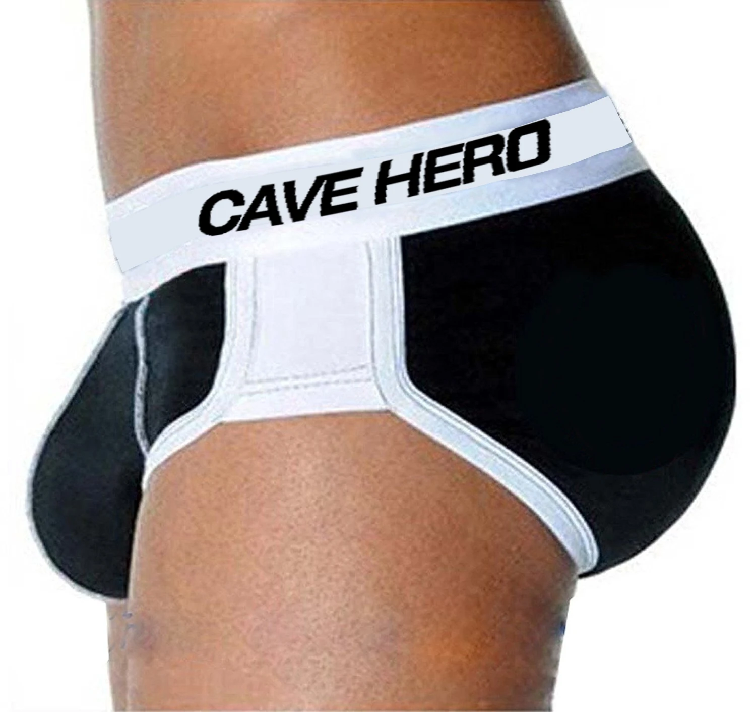 Cavehero Sexy Хлопок мужские боксеры бум Лифт Панталоны Нижнее белье с мягкими в спине внутри