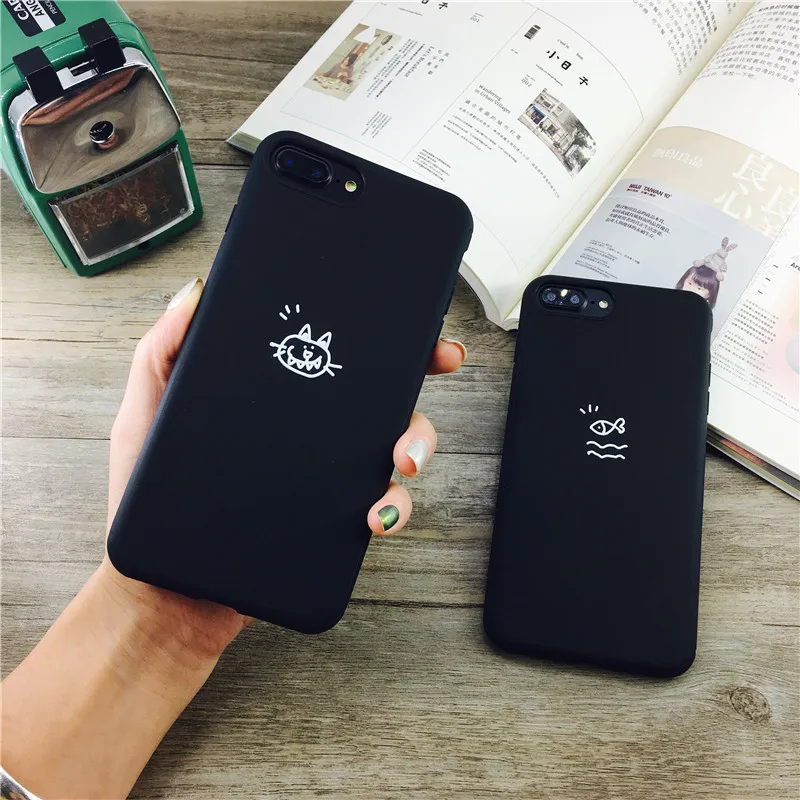 For iphone 6s Case For iphone 7 Case For iphone X Xs funda Cute cartoon animal soft silicone Case For iphone 6 7 8 plus Case