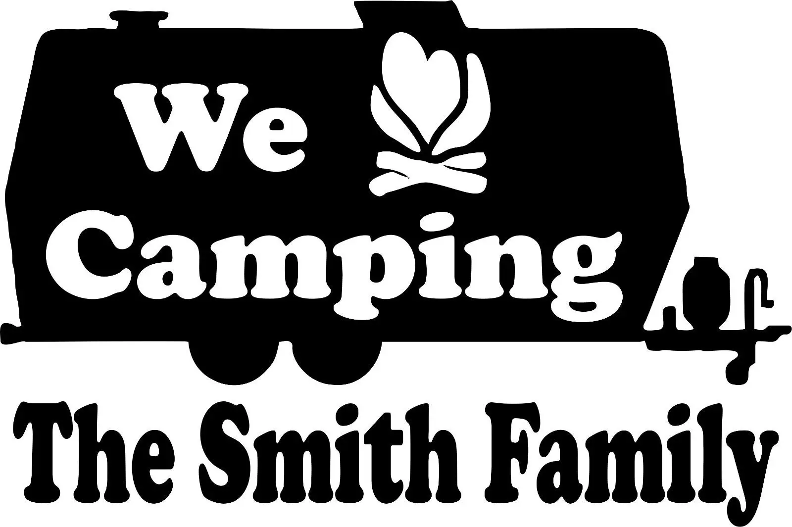 Download Camping RV Camper Tag Along Travel Trailer Custom Window ...