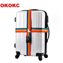 4m long Cross Luggage Strap Belt For Suitcase with Secure Lock Safe Belt Strap Tavel/Home Accessories