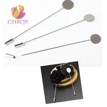 GHRQX 7,5 см родиевая металлическая брошь булавка Сделай Сам ювелирные изделия комплектующие аксессуары 10 шт