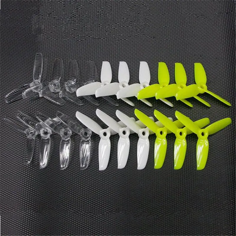 

Hot Sale 10 Pairs LDARC / Kingkong 3050 3x5 3 Inch PC 3-Blade Propeller with 5mm Mounting Hole For RC Racing Multicopter Parts