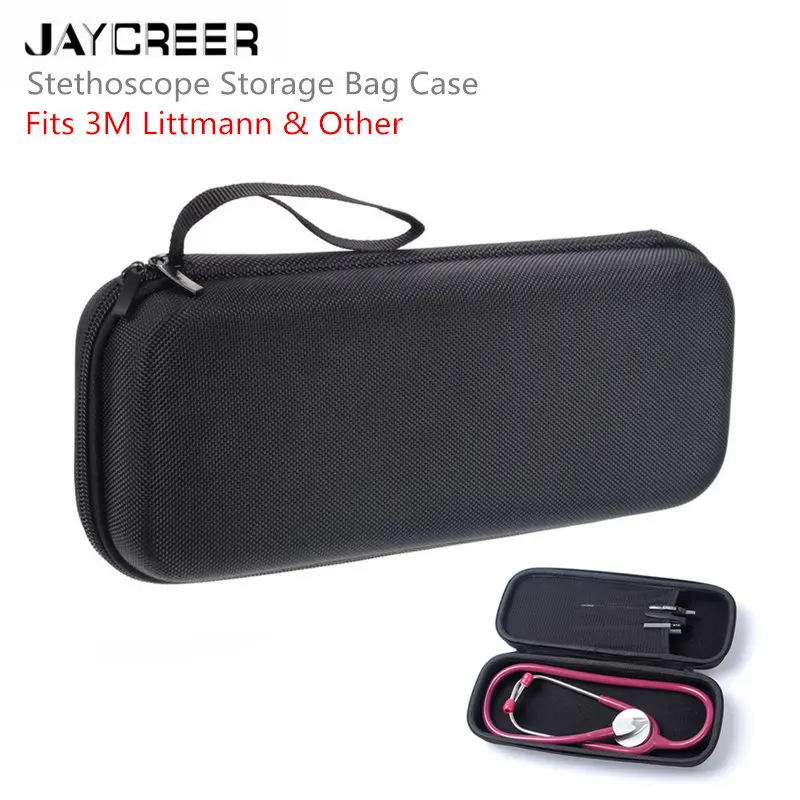 

JayCreer Stethoscope Storage Bag Case Fits 3Meter Littmann Lightweight II III SE Double Head