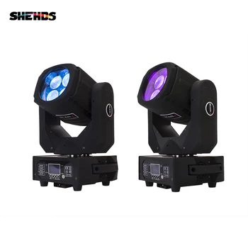 

(4PCS)Fast Shipping New Hot-Sale LED 4X25W Super Beam Lighting Moving Head Light Good For Stage Dance Floor DJ And Home Party