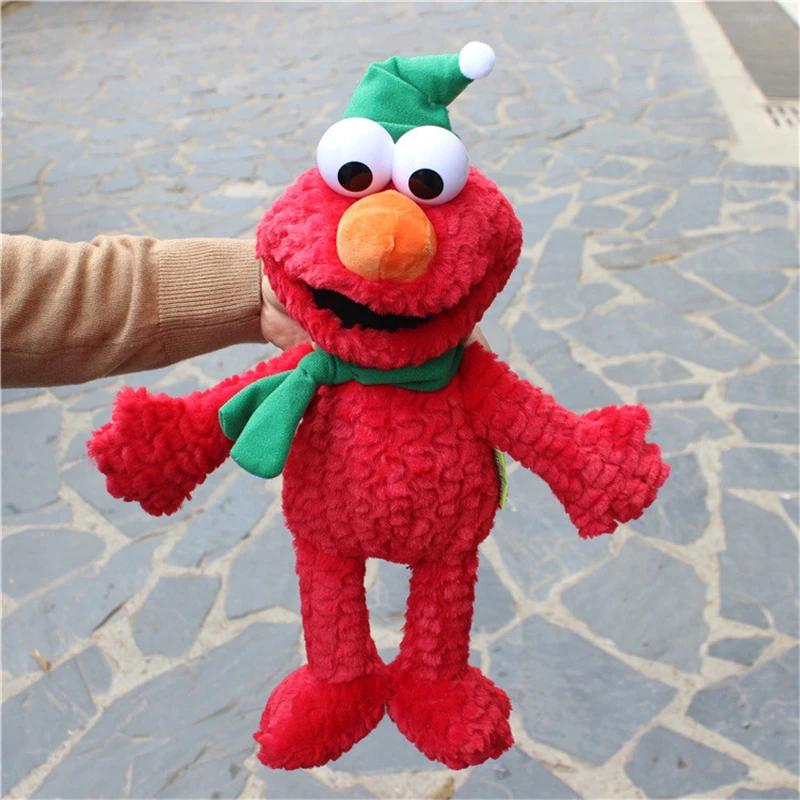 См 1 шт. 35 см Elmo плюшевые мягкие игрушки Рождество Elmo Мягкие куклы