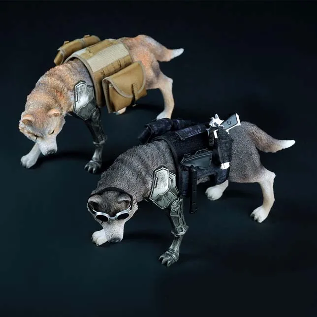 Mnotht Toy 16 Scale Solider Scene Wolf of war 1/6 Black Wolf Figure