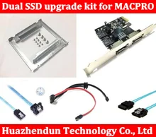 New Dual SSD upgrade kit for MAC PRO 1.1-5.1 inclued (dual ssd tray/ sata cable/ sata3 card /SATA3.0 Hard Disk Data Cable)