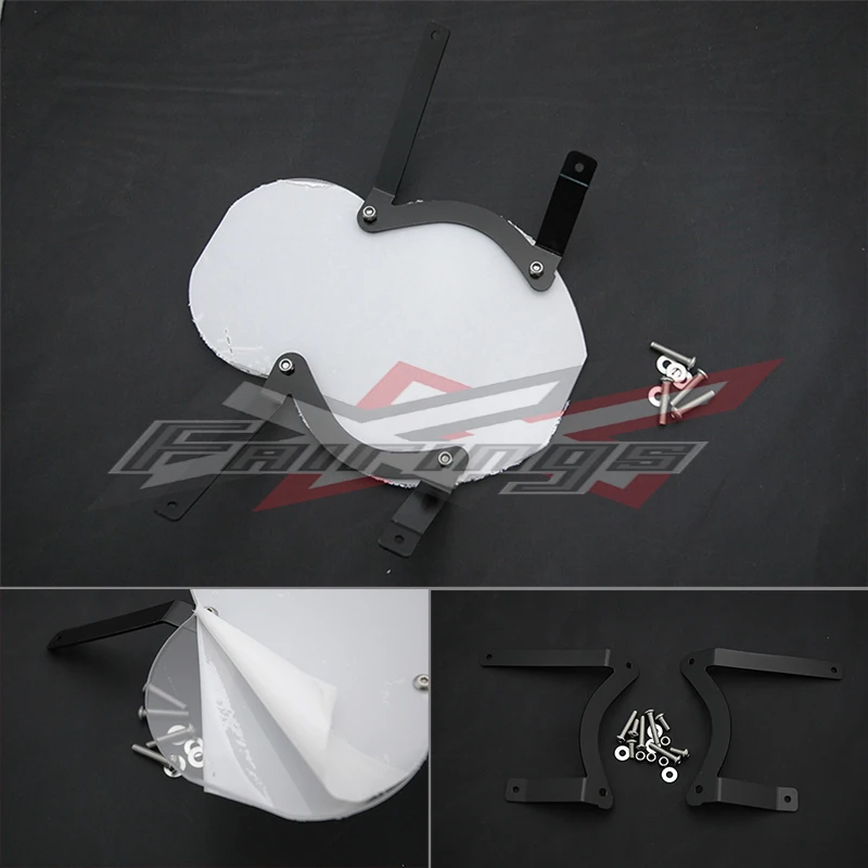 

FREE SHIPPING Front Headlight Clear Poly Lens Guard Cover Protector fit for KTM 950 990 ADV