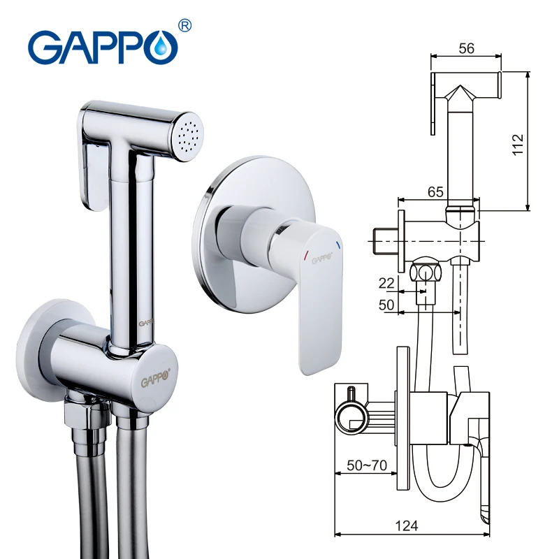 Günstige Gappo Bidet Armaturen Messing Bad dusche wasserhahn bidet wc sprayer Bidet wc dusche washer mixer dusche ducha higienico