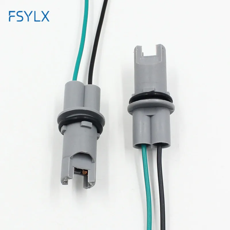 

FSYLX 100pcs t10 socket Holder Base Adapter T10 T15 W5W 194 168 led bulb adaptor Cable 30cm wiring Harness Plug Connector