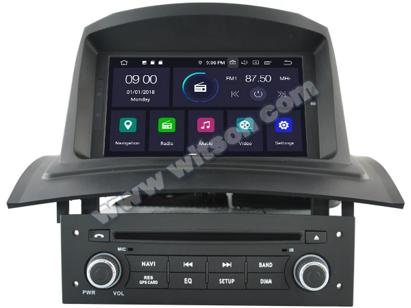 

7" Android 9.0 OS Car DVD Multimedia GPS Radio for Renault Megane II / Fluence 2002-2008 with Car Play / Android Auto Support