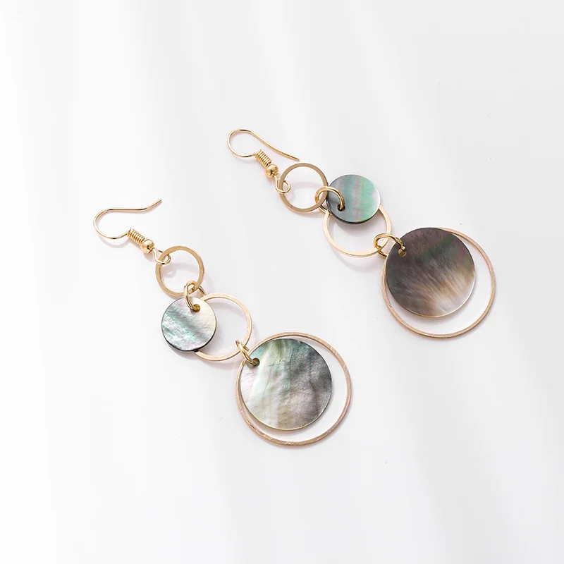 Корейские серьги ювелирные изделия темпераментные Простые ретро Длинные