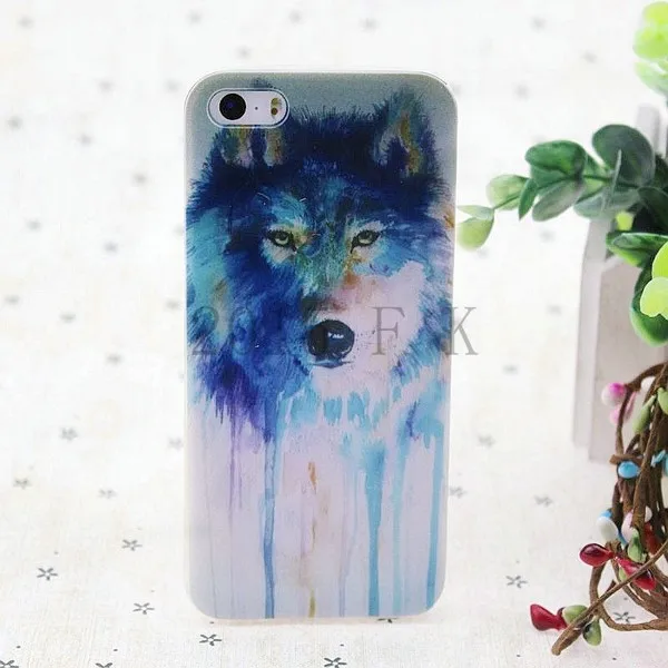 phone Case for iPhone 5 5S 5se 5G Cartoon owl puppy Giraffe printing Thin Cover Case Mobile Phone Covers protector 20