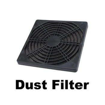 

120mm Fan Dust Filter Dustproof Screen PC Computer Case Mesh PC Case Fan Dust Sponge Filter Black