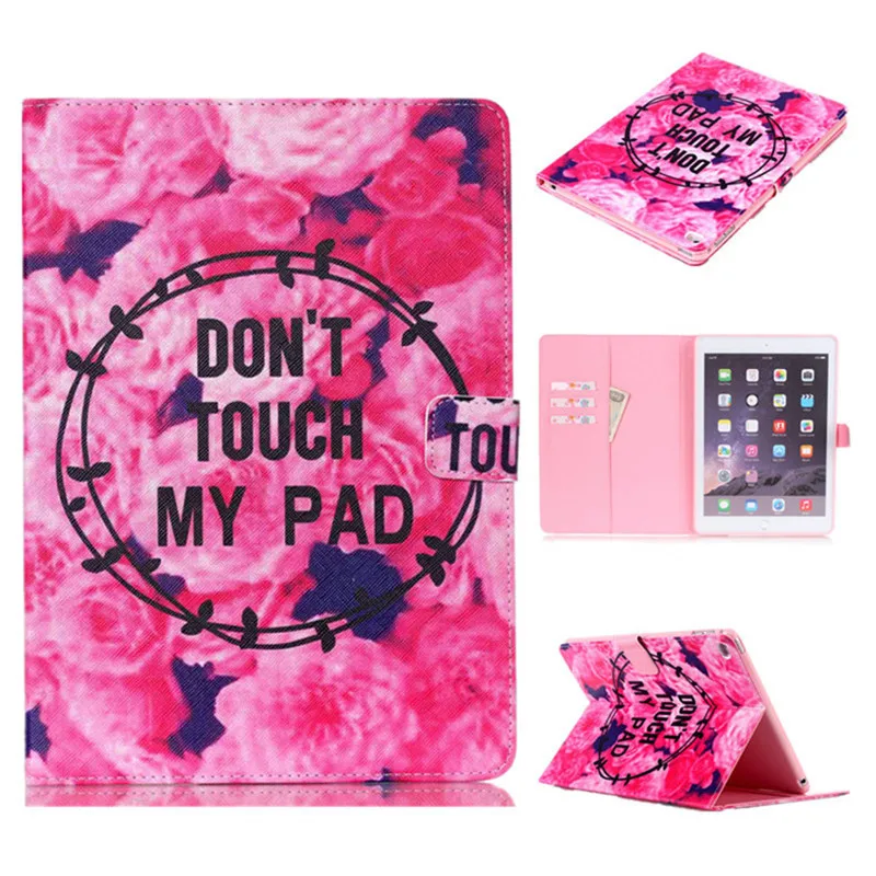 Stand Flip PU Leather For iPad Air 2 Case For iPad 6 Fashion Luxury Cuet White Cat Folio Magnetic Smart Tablet 9.7 Case Cover  (37)