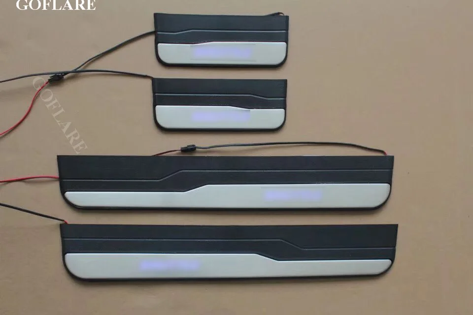 

Car Styling for Honda Shuttle accessories 2014-2016-2018 led auto door sill protector illuminated sills scuff plates thresholds