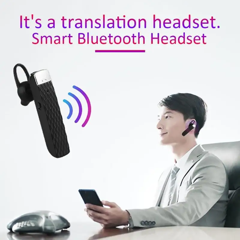 Wireless Bluetooth Translation Headphones Smart Real-time Translator Device