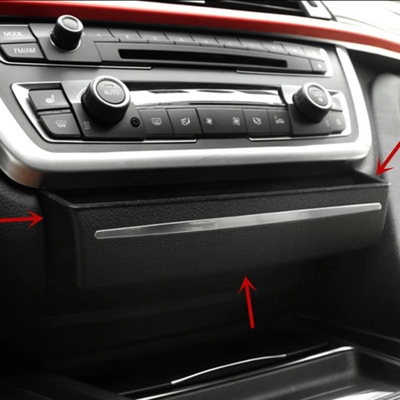 New-Car Center Console Cd Panel Storage Box Fits For Bmw F30 3 Series Gt F34 13-17