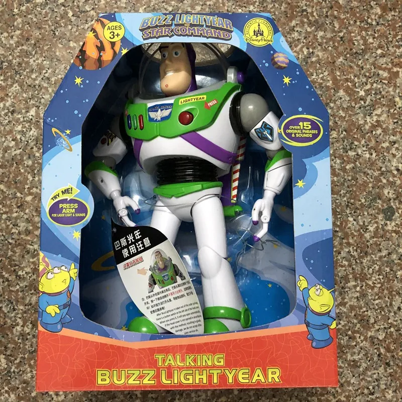 

Toy Story Pixar Toy Talking Buzz Lightyear Speaking Collection of toy action figures toys 30cm