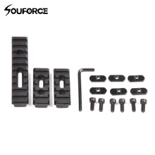 3 шт. набор черный щелевой 20 мм 1913 Пикатинни Вивер рельсовый профиль 2," и 4" Пикатинни рельсы подходят для MAGP MOE Handguard