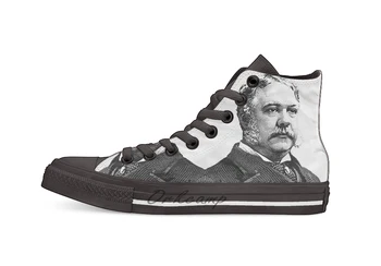 

President Chester Arthur Casual High Top Canvas shoes sneakers Light Walking Shoes
