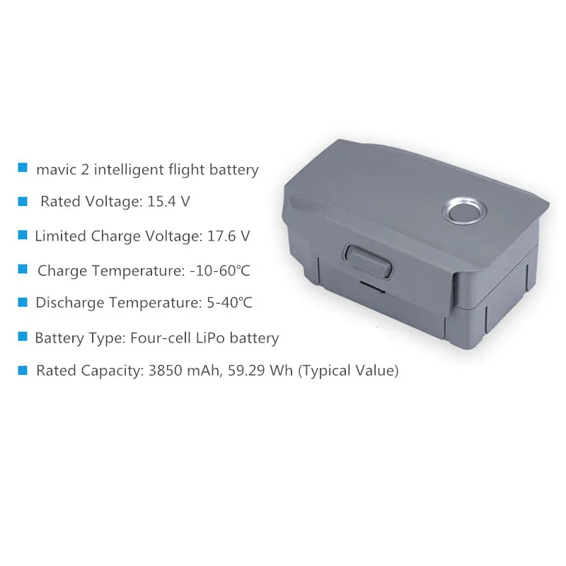 

for DJI Mavic 2 Intelligent Flight Battery compatible with Mavic 2 Pro and Mavic 2 Zoom drone up to 31 Minutes of flight time