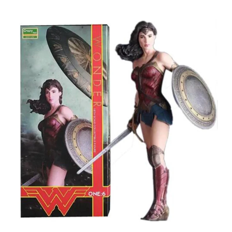 

Crazy Toys Figure Batman v Superman Dawn of Justice Wonder Woman PVC Action Figures Collectible Model Toy 12" 30cm