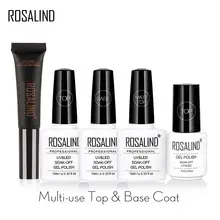 ROSALIND базовый топ матовое верхнее покрытие гель лак для ногтей праймер для удлинения гель-лака дизайн УФ-гель для дизайна ногтей лак для маникюра