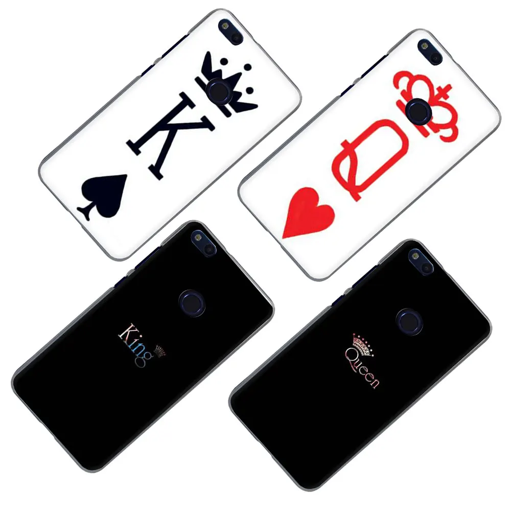 Жесткий чехол для телефона King queen для влюбленных пар для huawei Honor 20 Play 6 7 8 A C Pro 2 ГБ/3 ГБ 7C 5.99in 7 9 10 X Lite
