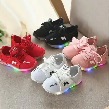 

Baby Toddler Shoes Children Sport Shoes Autumn Winter New Fashion Breathable Kids Boys Net Shoes Girls Anti-Slippery Sneakers