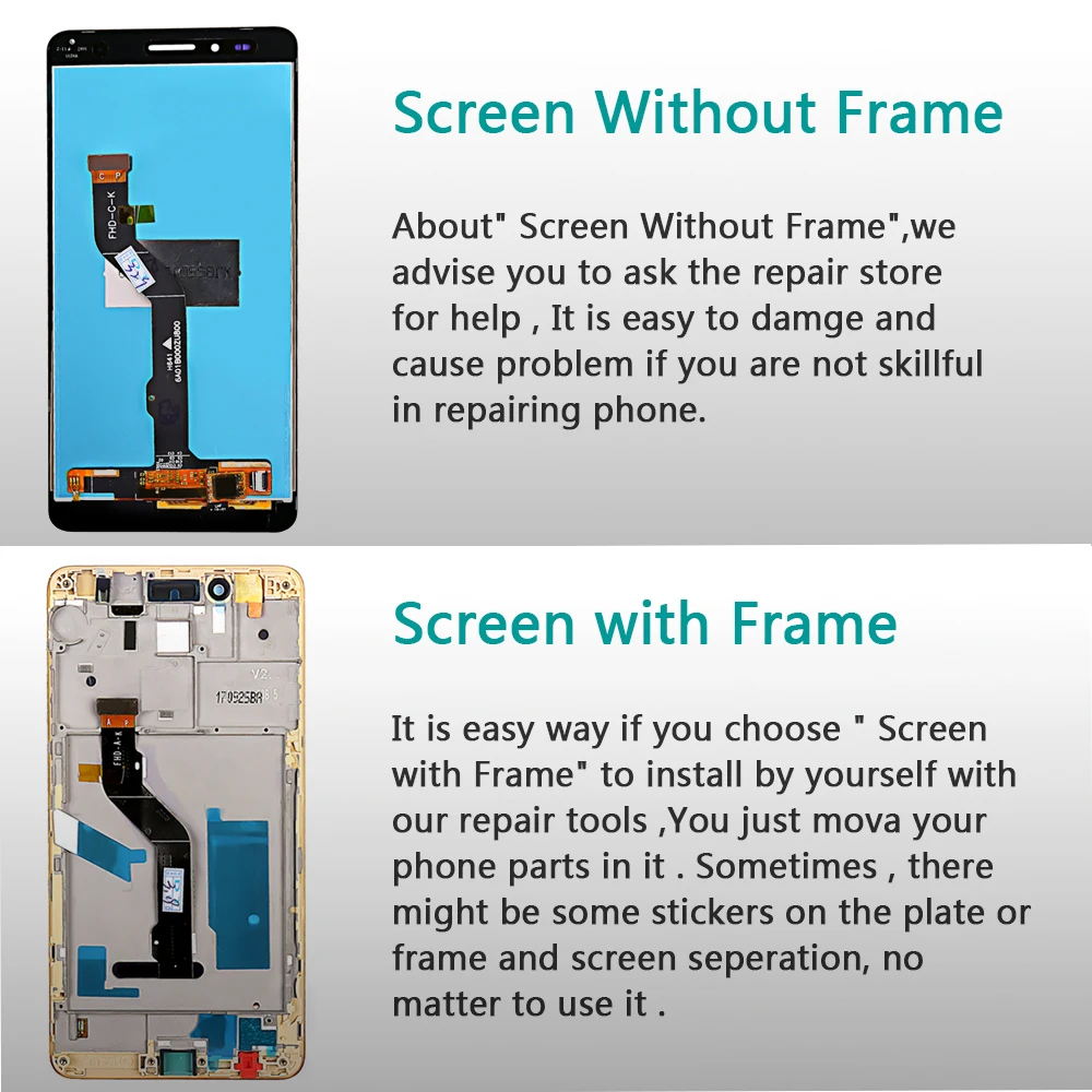 Протестированный сенсорный экран для huawei Honor 5X5,5 дюймов ЖК-дисплей дигитайзер сборка для huawei GR5 рамка с инструментами стеклянная пленка