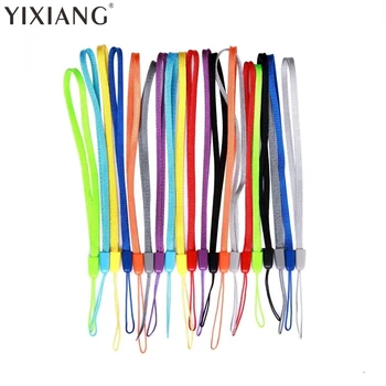 

YIXIANG Nylon wrist hand cell phone mobile chain straps keychain Charm Cords DIY Hang Rope Lanyard neck Camera strap