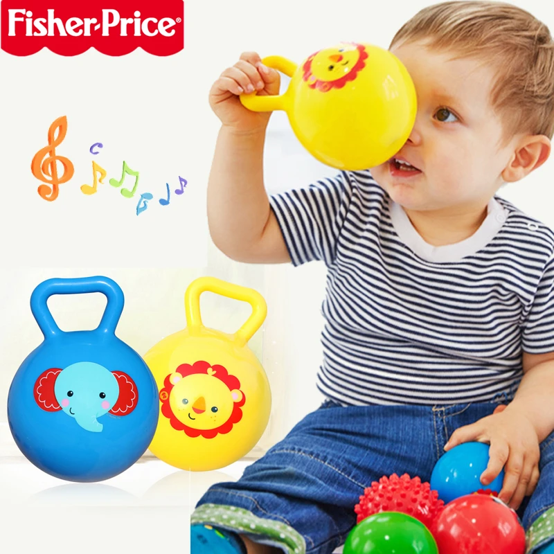 FISHER PRICE детские игрушки для ребенка шар-погремушка со звуками Мягкие плюшевые мобильные игрушки Baby Speelgoed Juguetes Para Los Ninos