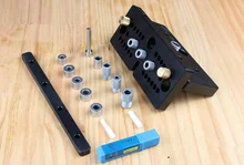 Woodworking tools 3 in 1 Dowelling Jig for Furniture Fast Connecting Cam Fitting drilling locator DIY Kit Punching Locator Round