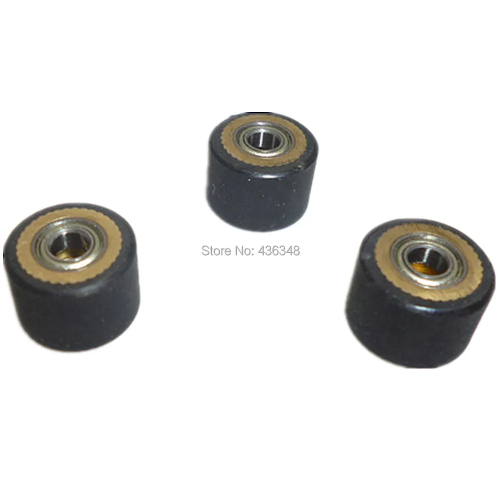 3pcs Pinch Roller Wheel 4x10x14mm For Vinyl Cutting Plotter Cutter