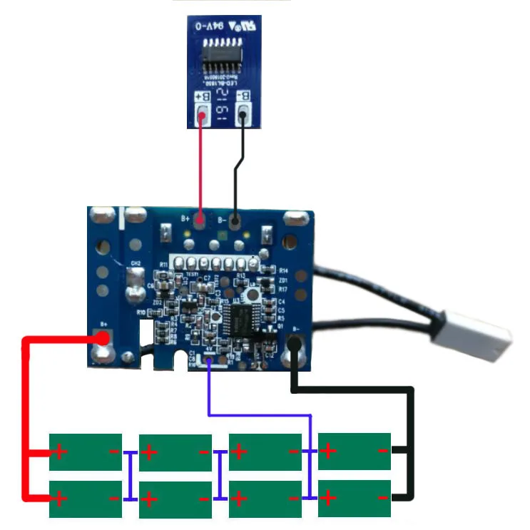 BL1430 пластиковый чехол для аккумулятора PCB Защитная плата для MAKITA 14,4 V BL1460 3.0Ah 6.0Ah светодиодный индикатор литий-ионного аккумулятора