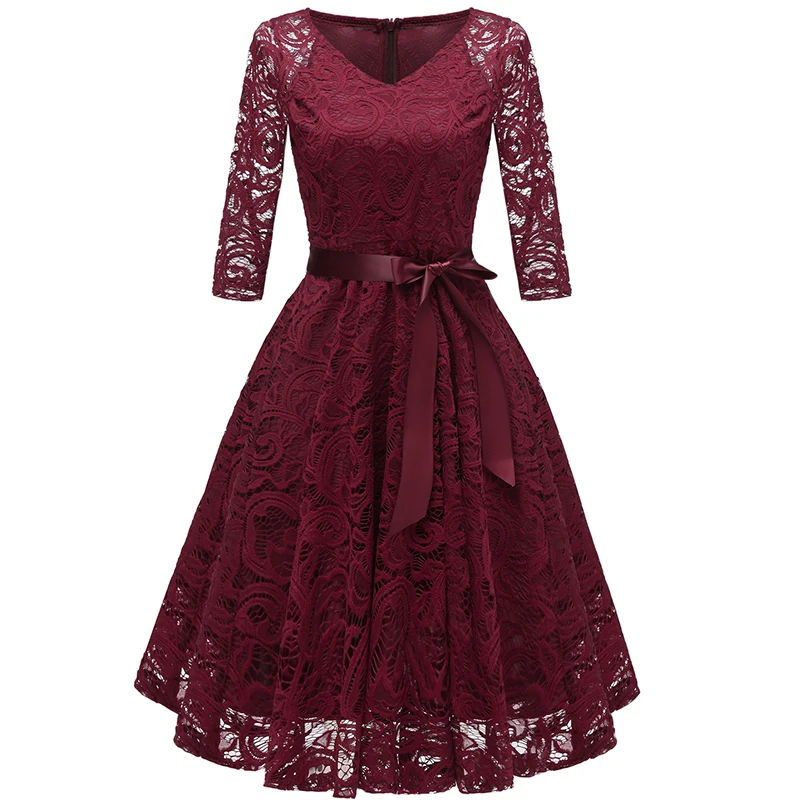 

2019 Summer Dresses for Women Summer Autumn Big Size Dress Elegant Lace Dress Female Large Size Evening Party Dresses vestido