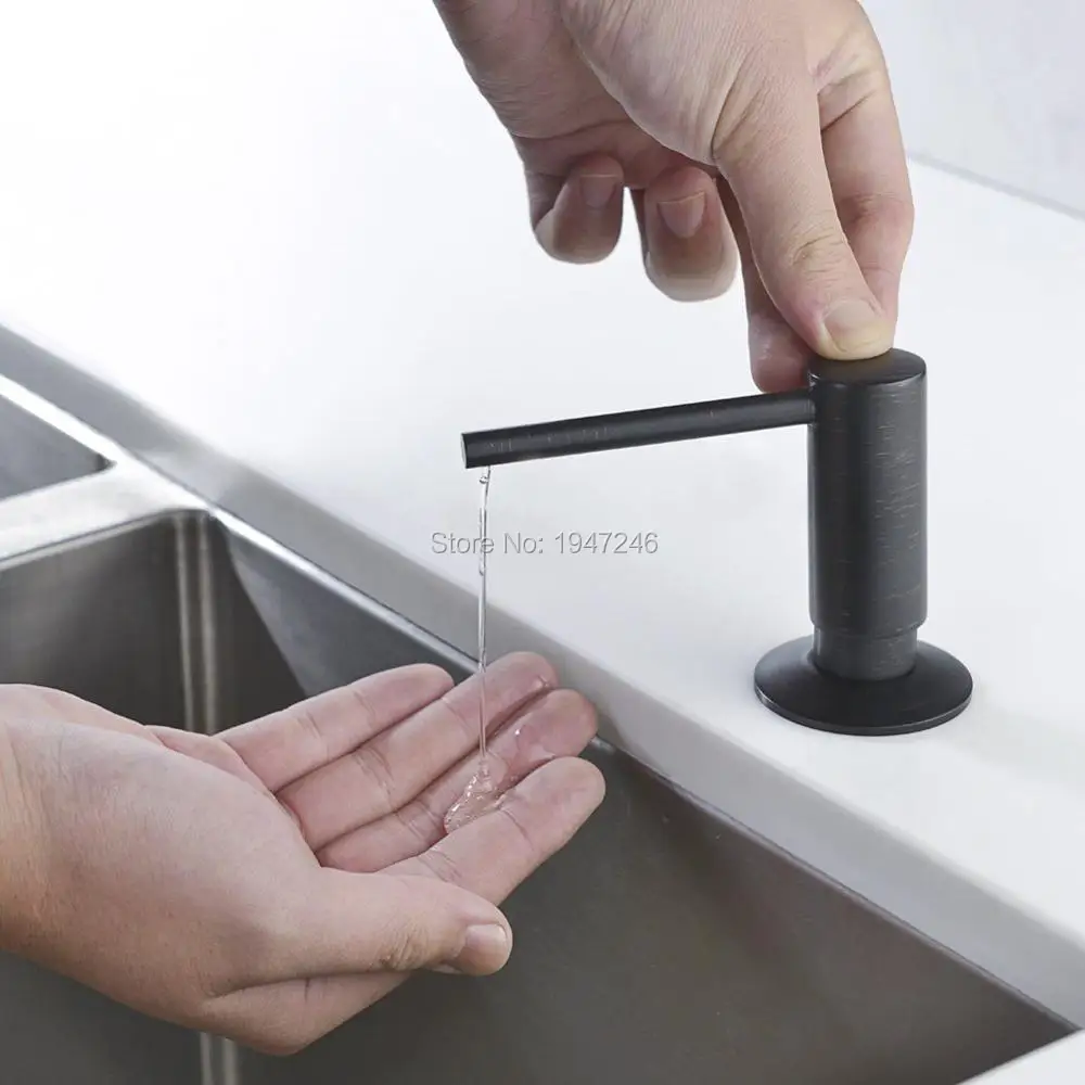 New High Quality Oil Rubbed Bronze Built In Deck Mount Pump Countertop Kitchen Sink Soap Dispenser Set With ABS Pump New High Quality Oil Rubbed Bronze Built In Deck Mount Pump Countertop Kitchen Sink Soap Dispenser Set With ABS Pump