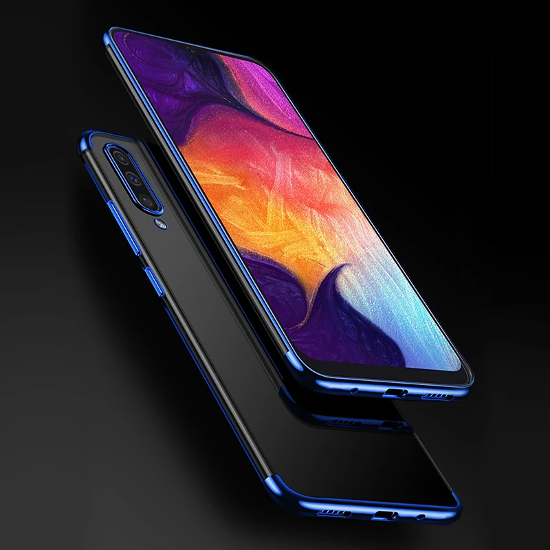 Прозрачный силиконовый чехол KEYSION для Samsung Galaxy A50 A30 A20 A10 A40 A70|Бамперы| |