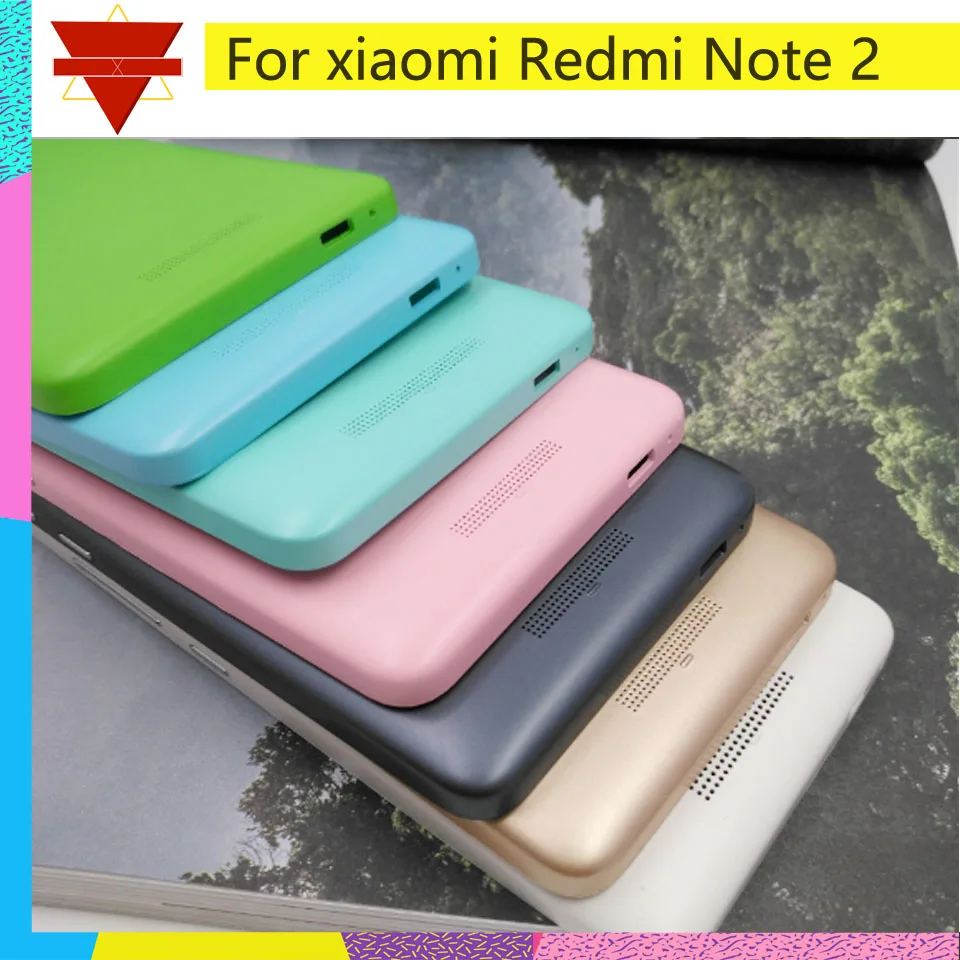 Новый чехол с аккумулятором 5 дюйма для Xiaomi Redmi Note 2 задняя крышка аккумулятора