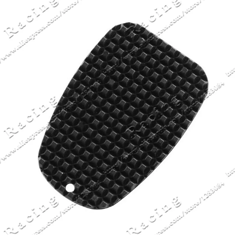 Черный мотоцикл пластик Kickstand Сторона Kick Stand Pad пластина база Универсальный для Yamaha Honda Мотоцикл парковка