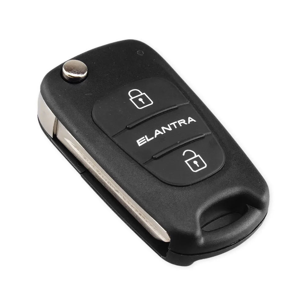 KEYYOU для hyundai I20 I30 IX35 I35 Accent Solaris Avante Elantra Verma 3 кнопки дистанционного управления авто ключ заготовки в корпусе