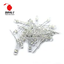 1000 шт. белый светодиодный светильник 3 мм белый светодиод белый Поворот Белый