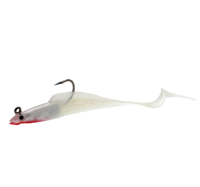 

2pcs Fishing Lure Silicone Soft Lead Fish Artificial Bait with long Tail Fishing Tackle 8.5g 10 cm
