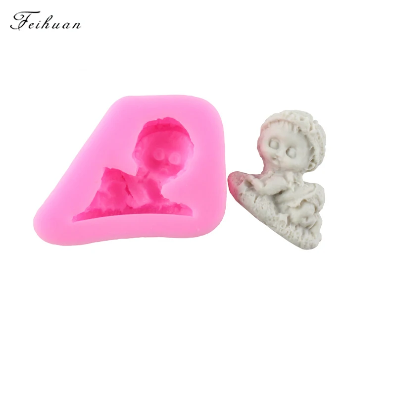 

New Arrival 3D Baby Design Silicone Mold Chocolate Fondant Pastry Soap Mold Cake Decorating Tools Kitchen DIY Accessories