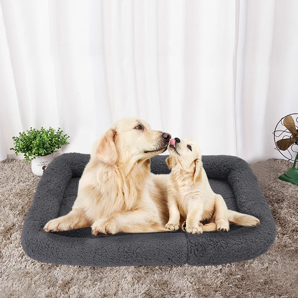 S-XL коврик для кровати для собаки, теплое Флисовое одеяло, домик, гнездо, Осень-зима, диван для питомца, чехол для подушки, полотенце, матрас для питомника, для кошки, лежака