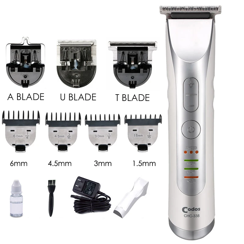 

Codos 338 Professional Electric Hair Clipper for Men Rechargeable Carving Hair Trimmer Razor Barber Hair Cutting Machine