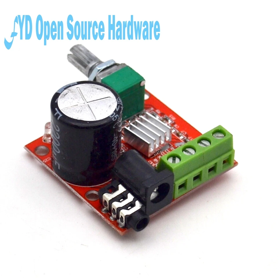 10W +10W PAM8610 D Class Dual-channel HIFI Audio Amplifier Board